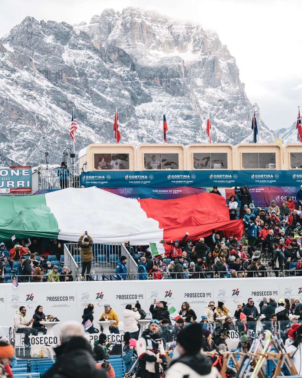 Strutture in legno per evento sportivo